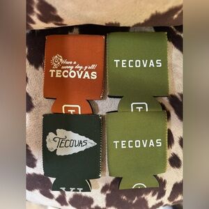 Tecovas set of 4 koozies